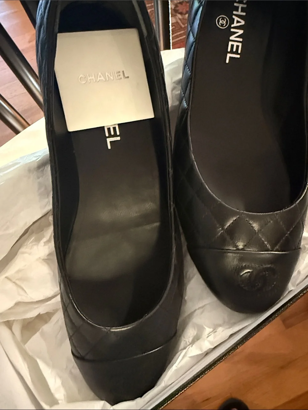 Chanel shoes authentic